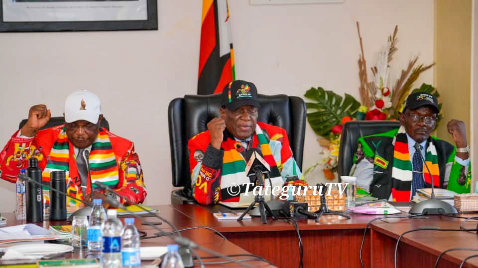 nickmangwana's tweet photo. Address by H.E. President E.D. Mnangagwa- 398th Politburo 

-Welcomed Politburo to 398th Ordinary Session marking beginning of 23rd ZANU PF National People's Conference opening Friday 16 Oct in Chinhoyi, Mash West.
-Session to make final review of Conference hosting preparations and content/substance.
-Politburo Members to Chair various Conference Committees urged to be guided by collective wisdom of delegates who represent generality of membership.
-Deliberations must enhance intra-party democracy while ensuring decisions positively impact economy and quality of life.
-Central Committee Report to be tabled before Conference as required by Constitution, commended Politburo and Heads of Departments for detailed submissions.
-Urged members to acquaint with Departmental activities, perspectives, challenges for greater collaboration, synergies and joint programming.
-Applauded Departments for great strides, said Work Plans and Policy Management meetings ensured judicious planning, monitoring and real-time gap closing.
-Praised Party's 2025/2026 administrative performance and successful adoption of reforms through oversight and engagement with Govt and stakeholders.
-Thanked Conference Organising Committee and Resource Mobilisation Sub-Committee for hugely successful Presidential Fundraising Dinner Ball in Harare, plus all well-wishers and donors.
-Success is DNA of ZANU PF, 23rd Conference must be executed to guarantee defining results - Departments must work diligently with unity of purpose.
-Reminded Politburo responsibility does not end with adoption of Resolutions, must provide bold oversight to ensure implementation for impactful results guided by Party and national interests.