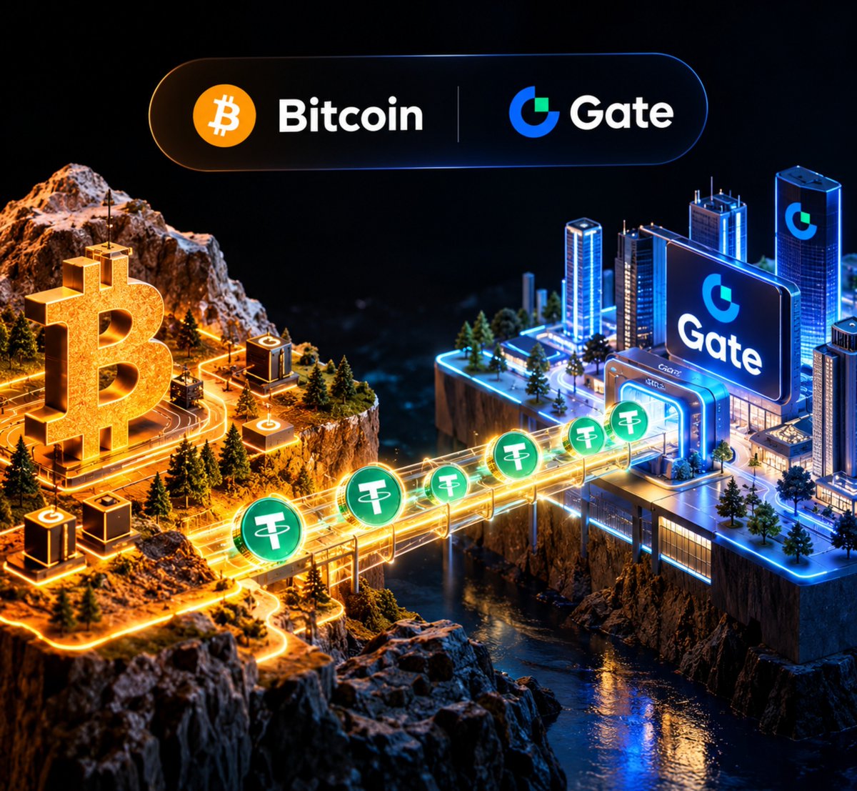 void_walker16s's tweet photo. USDT on Bitcoin is coming to @Gate + @GateDEX 👀

59M+ users getting access to Bitcoin-native USDT across trading, wallets and swaps.

The Bitcoin + stablecoin ecosystem keeps expanding...

Big step for RGB adoption... https://t.co/gDSvdYksXc