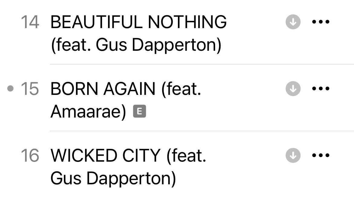 gruesxmesushi's tweet photo. we don’t talk about this 3 track run enough https://t.co/5cMZhwXSTX