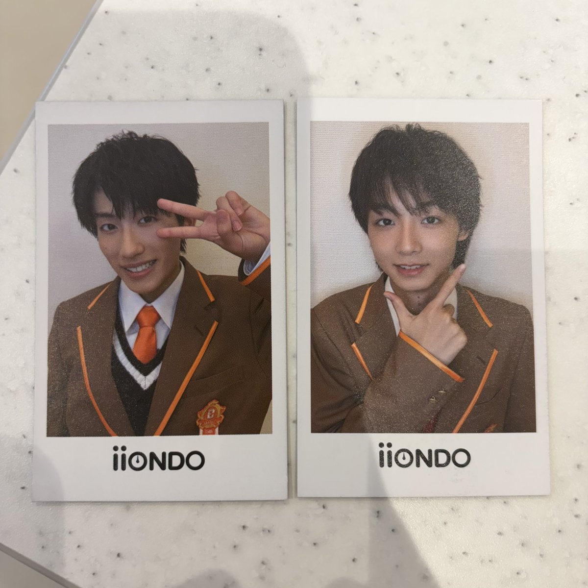 _chachasm_'s tweet photo. iiONDO はつ恋ONDO チェキ風ソロカード 交換

譲 ➡️ 画像のもの(制服 畑、三戸 )

求 ➡️ 髙橋夢人 制服

17日(土)リリイベにてお取引希望です！
お気軽にお声掛けください¨̮⃝ https://t.co/IeSz2z1JRs