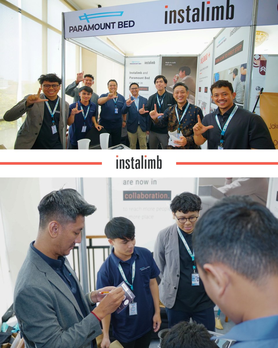 Instalimbindia's tweet photo. At IOPI ASM 6 in Yogyakarta, @instalimb and @ParamountBed shared how 3D technology and collaboration can expand access to prosthetic care across #Indonesia. 🦿

#Instalimb #Prosthetics #3DPrinting #healthcare https://t.co/WH15tXhXDG