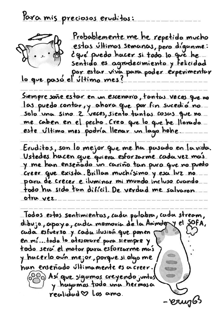 EruNabura's tweet photo. Para mis preciosos eruditos:

Para los de siempre, los nuevos, los que fueron al SOFA y la Animole... para todos https://t.co/HBm0W3IcNu