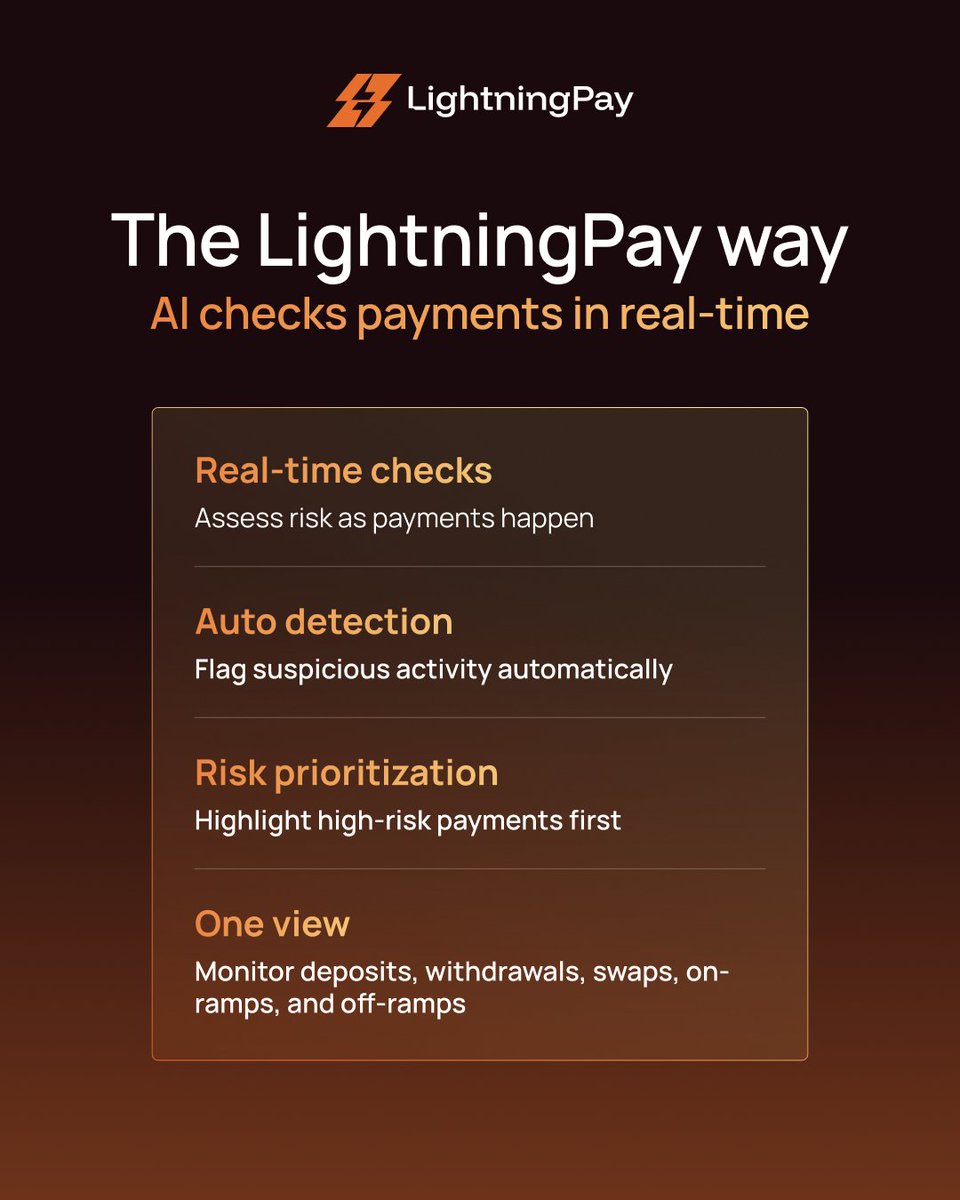 lightningpay_LN's tweet photo. Stop playing payment detective. π
AI can flag suspicious iGaming payments in real time, prioritize risks, and cut manual reviews.
Is your team spotting risks early or chasing them later? π
#iGaming #AI #PaymentRisk #FraudPrevention #LightningPay https://t.co/3M6cU4hYw0