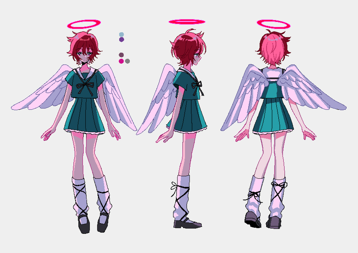 tvchany_'s tweet photo. 「あかねさす頃」　にらちゃん🪽
backlight version (unused) https://t.co/jESO9bu5Fa