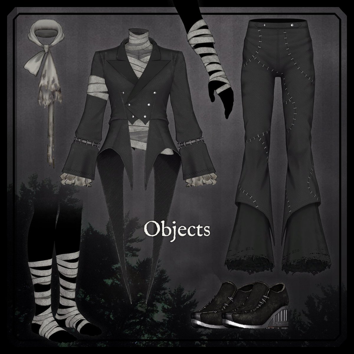 MetaCreatorsTYO's tweet photo. ◤ 10月16日 新アイテム販売 ◢

◆『Unburied Tailcoat』 - By imya

カラーバリエーションなど
詳細は画像をチェック！👀

◆対応アバター
・斑霞-Hanka-
・士堂 shidou
・狛乃-Komano-
・社畜の達成さん（珍飯亭ボディ）
・アルエ Alué　（PlusHead）

お気に入りのカラーで、
新しいコーデを楽しんでください。

📦 商品ページ
https://t.co/CL031fIJhl

#VRChat #VRChat衣装 #BOOTH