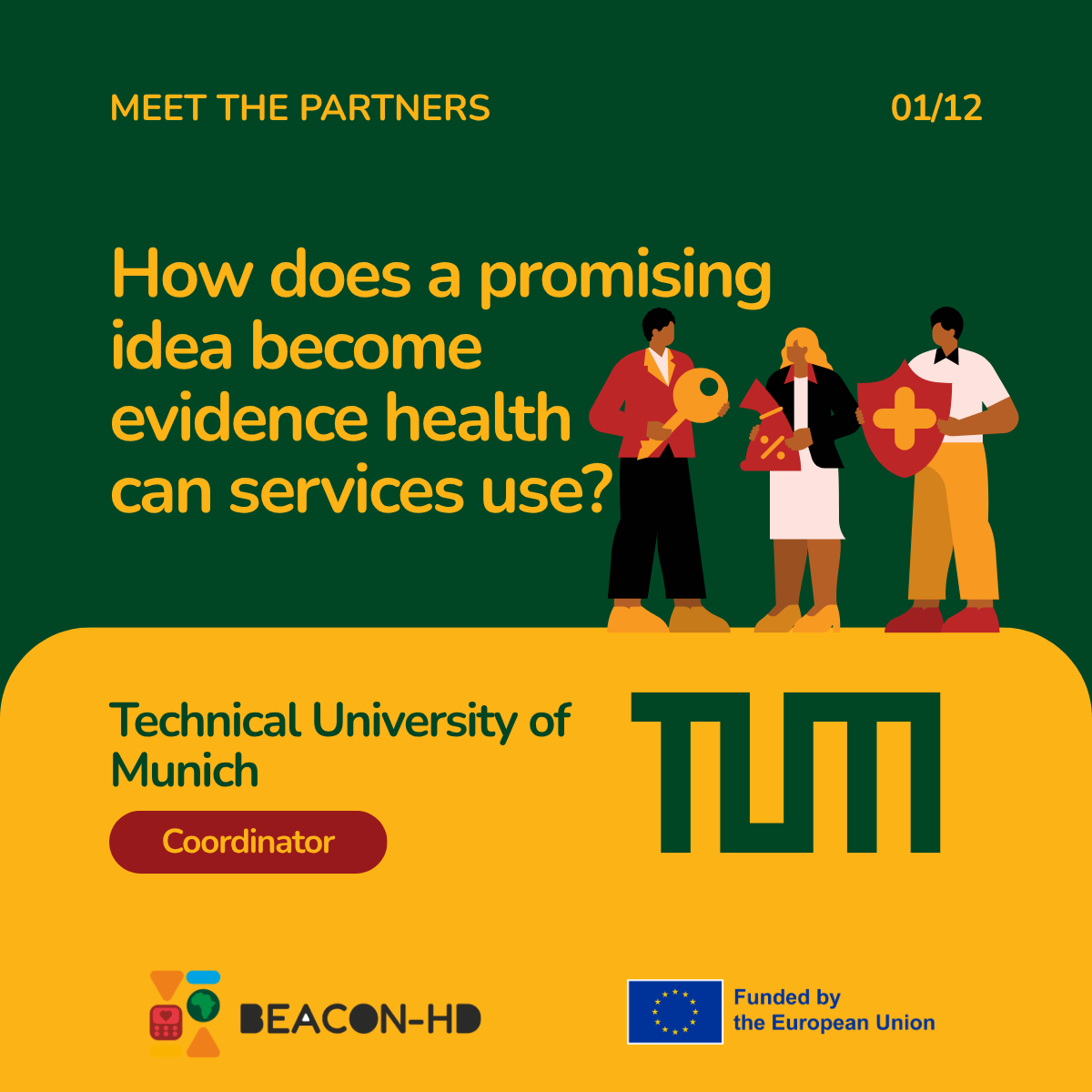 beaconhdeu's tweet photo. 👥 The team at @TU_Muenchen, led by Prof. @nikkilsud, studies how to help people seek care and stay on treatment. In #BEACONHD, they bring that experience to hypertension and type 2 diabetes care in rural Rwanda 🇷🇼 and Uganda 🇺🇬

👉 Meet the full team at https://t.co/dQxCs9R1Ju https://t.co/NKYu1lPNmF