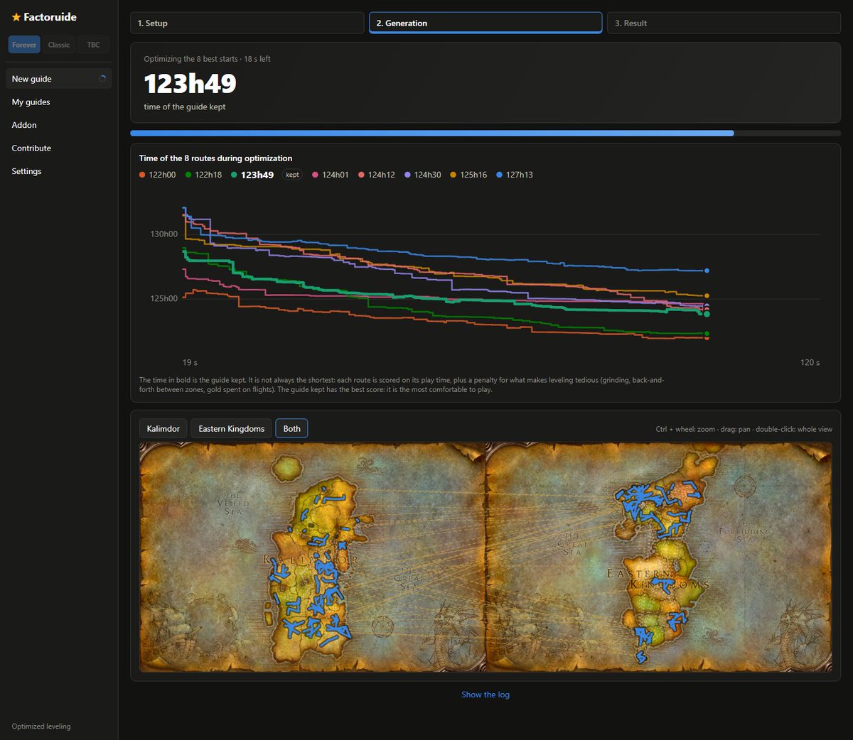 poulpi_x's tweet photo. Marre de payer 30$ pour RestedXP ?

Mon pote Brouznouf a créé Factoruide : un outil de leveling 100% GRATUIT & OPEN SOURCE !

Contrairement aux guides classiques qui imposent une route unique, Factoruide simule TOUTE ta progression sur mesure :

- Ton perso, tes métiers, tes zones & donjons
- Calcule la route la plus rapide jusqu'à ton niveau cible
- Un addon en jeu te guidera étape par étape !

Disponible pour WoW Forever, Classic Era / Hardcore & TBC Anniversary.

https://t.co/omtJY1ZZCJ