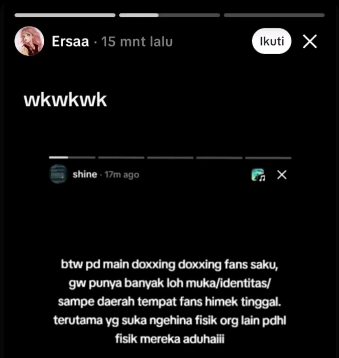 H_rukaaa's tweet photo. @uchiharere Gk tutup mata? Sedangkan lu diem setiap ada stan s yg kyk gitu tp koar2 kl stan h, munafik njir jangan sok si paling cyber bullying kl lu aja gk peduli sama orang yg disebarin jg foto" nya sama fans s, dongo https://t.co/A2g4qURGLJ