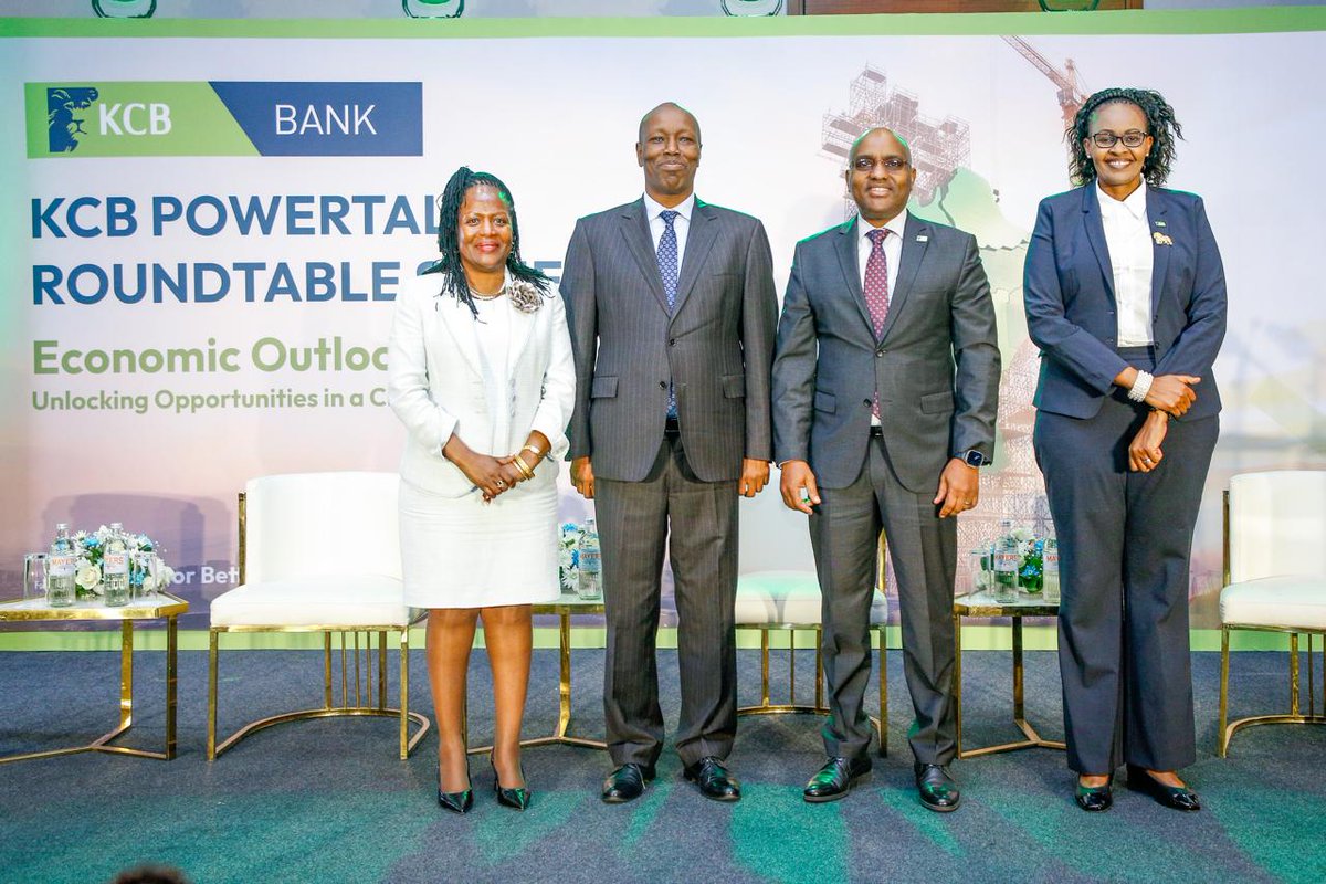 kcbgroup's tweet photo. “Fortune favours the brave,” said our Group CEO @Saagite at the KCB Powertalk Roundtable on the economic outlook.

In a shifting global economy, bold, informed decisions unlock new opportunities. 🧵👇

#PutOurCorporateBankingExperienceToWork​ #ForPeopleForBetter https://t.co/3GAoIwSx9e