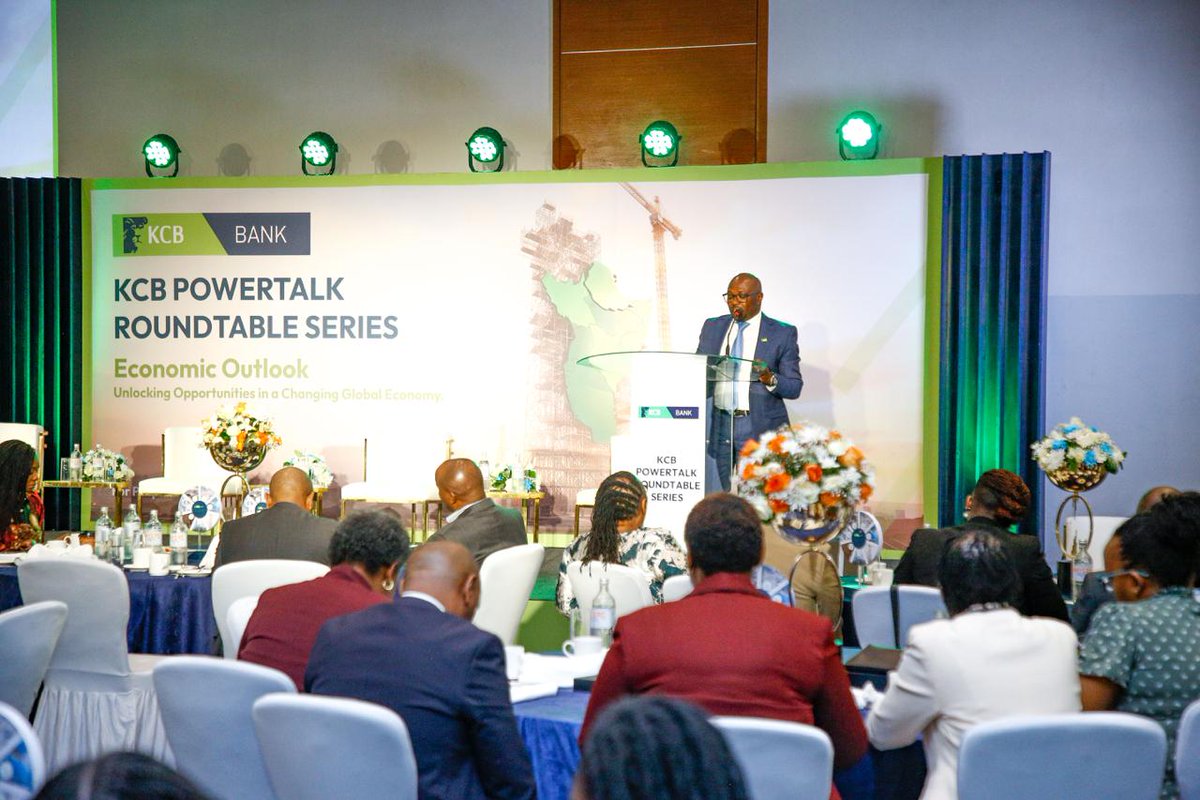 kcbgroup's tweet photo. “Fortune favours the brave,” said our Group CEO @Saagite at the KCB Powertalk Roundtable on the economic outlook.

In a shifting global economy, bold, informed decisions unlock new opportunities. 🧵👇

#PutOurCorporateBankingExperienceToWork​ #ForPeopleForBetter https://t.co/3GAoIwSx9e