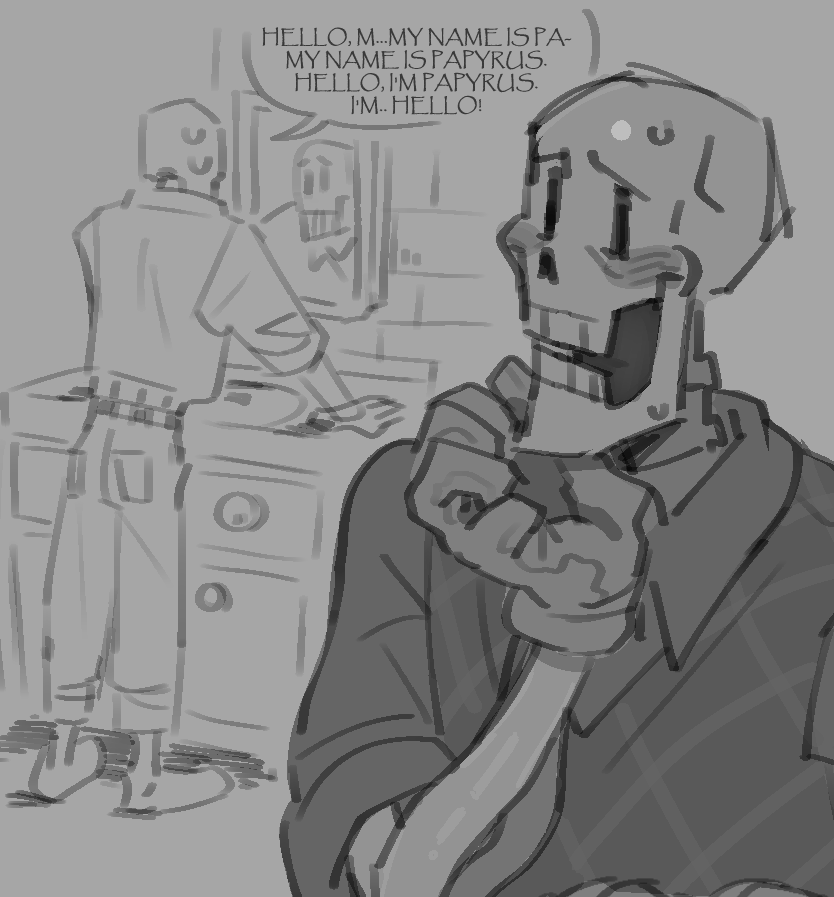 skullmercy's tweet photo. i love you shut-in deltarune papyrus https://t.co/cf1e3jfdNg