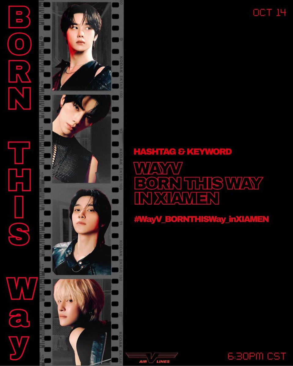 WayV_AirlinesJP's tweet photo. 📢明日はBORN THIS Way in XIAMEN(厦門)！
KUNの故郷・福建省での公演✨さらに盛り上がりそうで楽しみですね😊
日本からもハッシュタグ投稿でWayVに応援を送りましょう！

🏷 WAYV BORN THIS WAY IN XIAMEN
#️⃣WayV_BORNTHISWay_inXIAMEN
⏰10月14日19:30〜(JST) https://t.co/wAWtNRW6oF