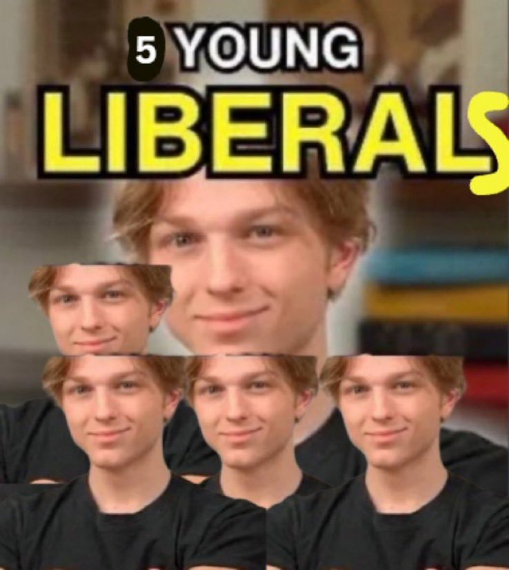 Glitterberriess's tweet photo. "5 likes isn't alot" imagine the 5 young liberals https://t.co/2294RTlIgl