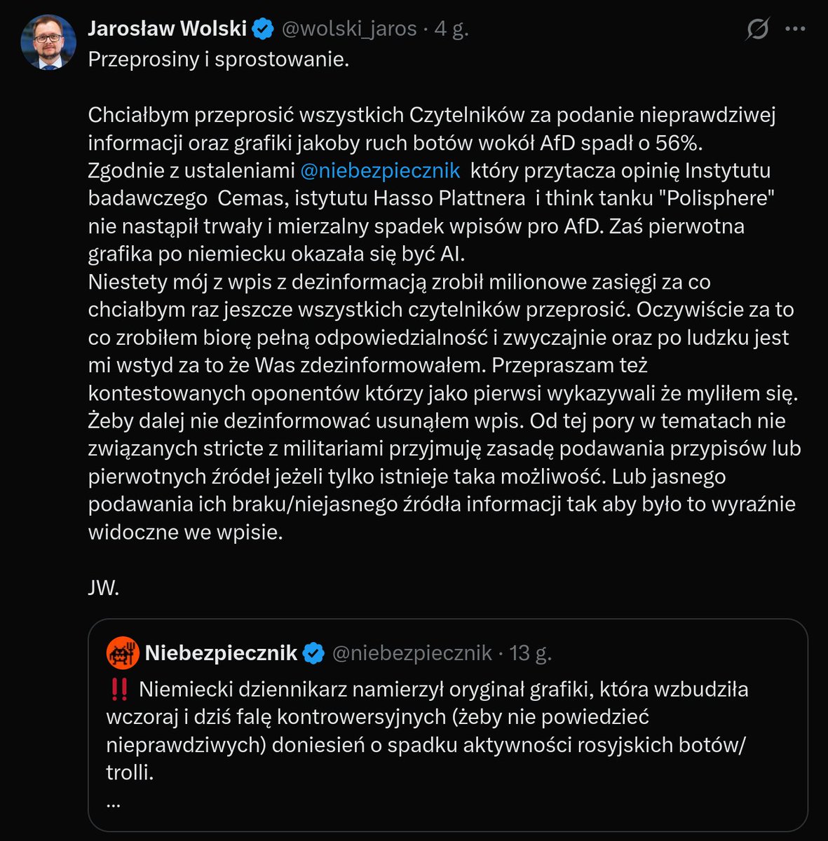 FalaPiata's tweet photo. @LeszekMiller Przeprosił już https://t.co/u9EhhhO0RF