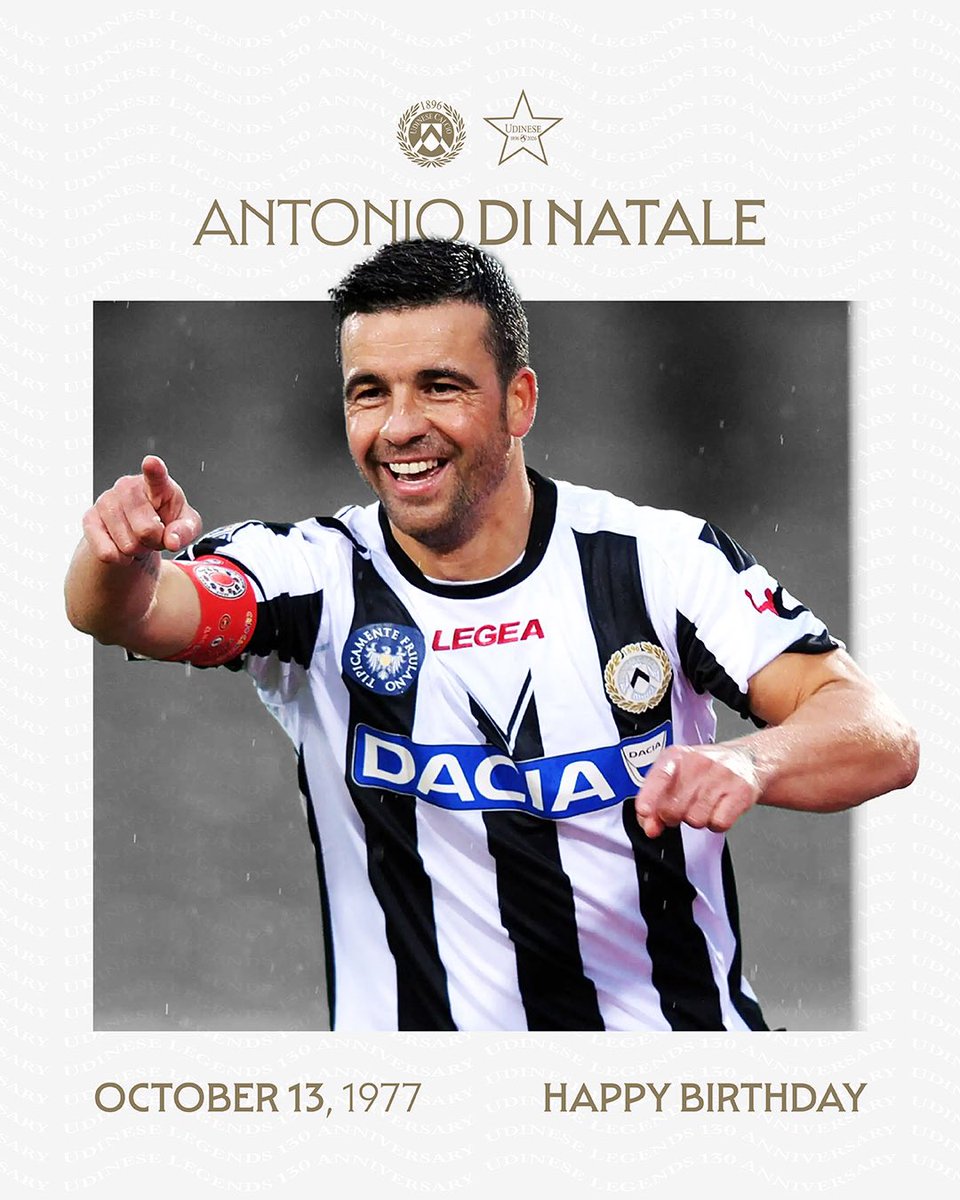 Udinese_1896's tweet photo. Buon compleanno, Totò 🤍🖤 https://t.co/W2eRQMzRxi