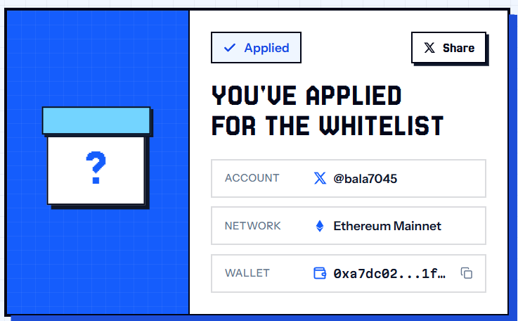 bala7045's tweet photo. Just applied for the OceanSky whitelist 🌊💙

Spots are limited. Apply early for a better chance of securing a spot!

Join now 👉 https://t.co/UhvHH5Imy3

#OceanSky #Web3 https://t.co/wS28pvoZMu