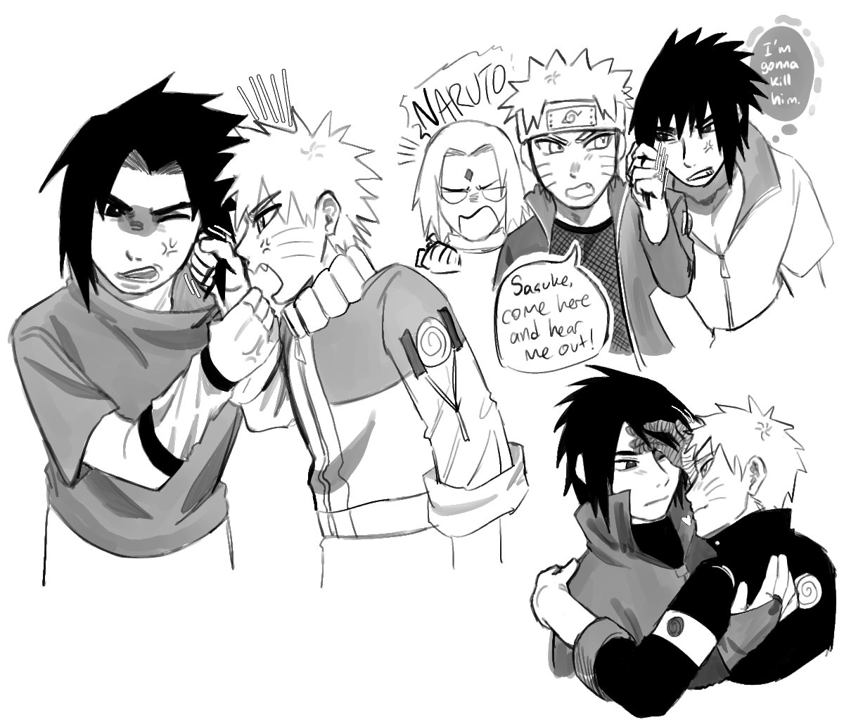 mogu_ssnr's tweet photo. i love this hc a lot 😭 what if he still does it when they're old and married 😭 and sasuke purposely keeps his hair a bit long for naruto 😭🍅🍥💕
#sasunaru https://t.co/QxumS2QpVB