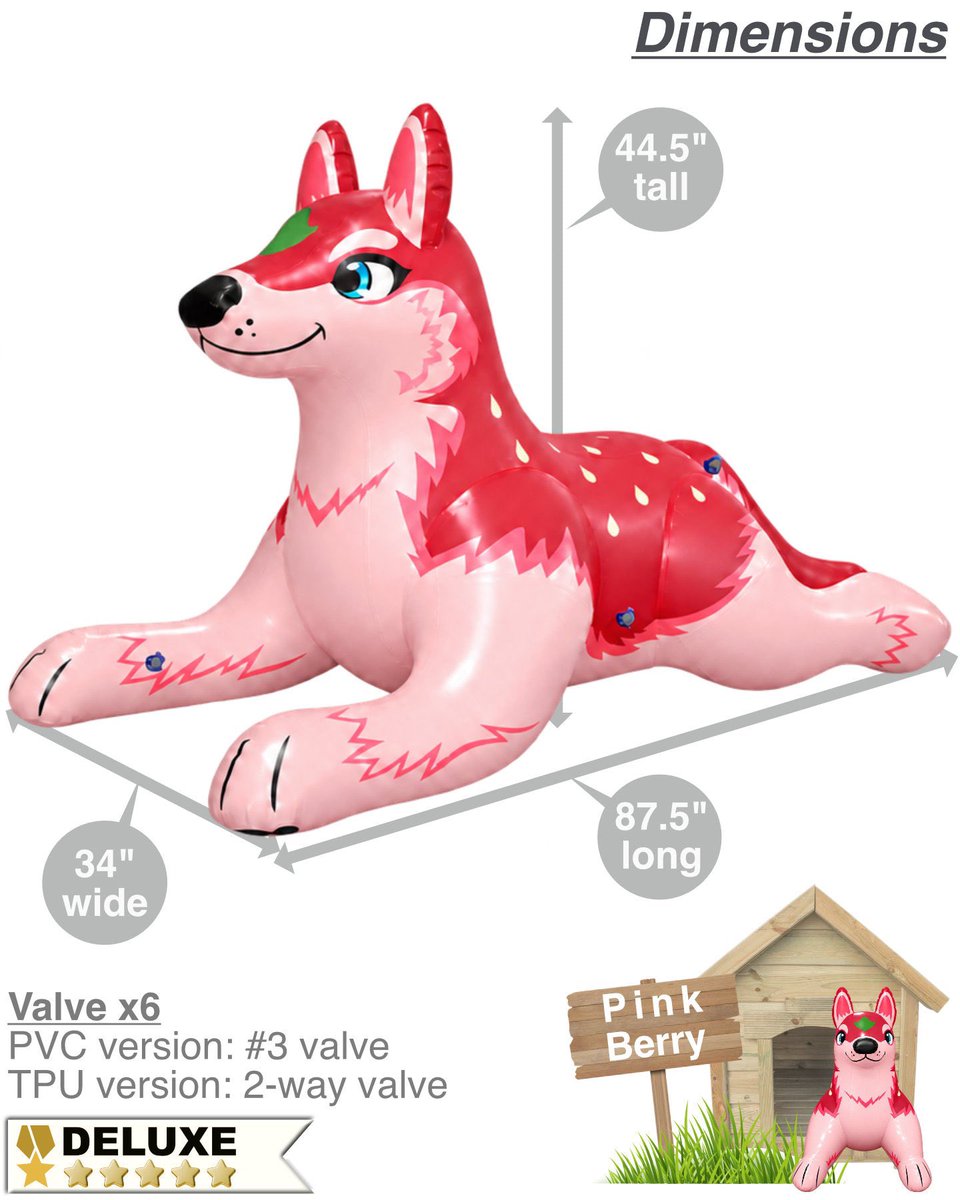 JetCreations's tweet photo. Our Shepherd is back! 4 printed designs, now with transparent and TPU options. Which will you choose?

PVC: https://t.co/wJhFLURoBP

TPU: https://t.co/v8dOhUbZeZ

#Inflatable #jetcreations #germanshepherd #preorder #inflatableart https://t.co/R4bKMgwn7g