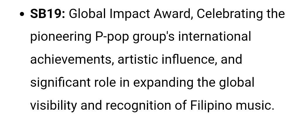 buttercup_atin's tweet photo. Tomorrow, the Philippine Association of the Record Industry (PARI), through the Awit Awards, will honor SB19 with the Global Impact Award at the 2026 Dangal ng Musikang Pilipino! 🏆✨️

So I guess the boys ended up receiving four Awit awards this year after all? 🤭

Congratulations, @SB19Official! 🫶