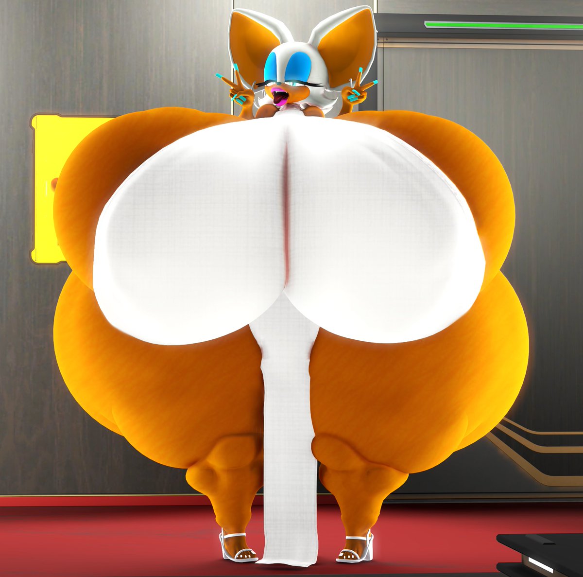 rocket_spuff's tweet photo. thick rouge in a dress https://t.co/hHTEUrvsLC