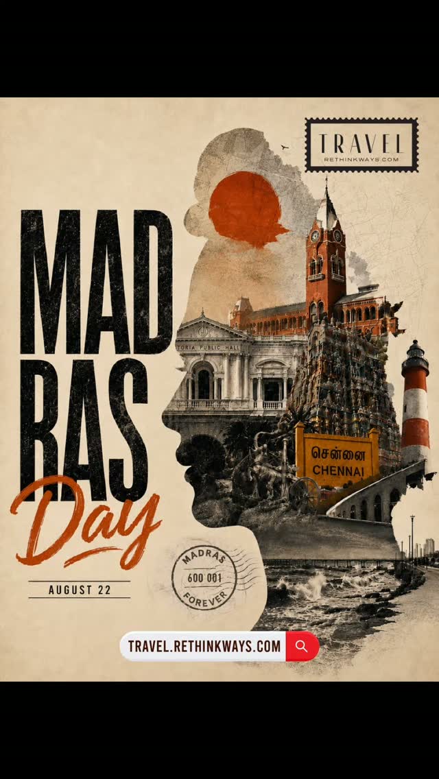 soet95's tweet photo. Madras changed its name, not its soul. From heritage streets and iconic landmarks to Marina’s waves and unforgettable food, Chennai carries centuries of stories in every corner. Happy Madras Day! https://t.co/Tx9ZWeIRMK
