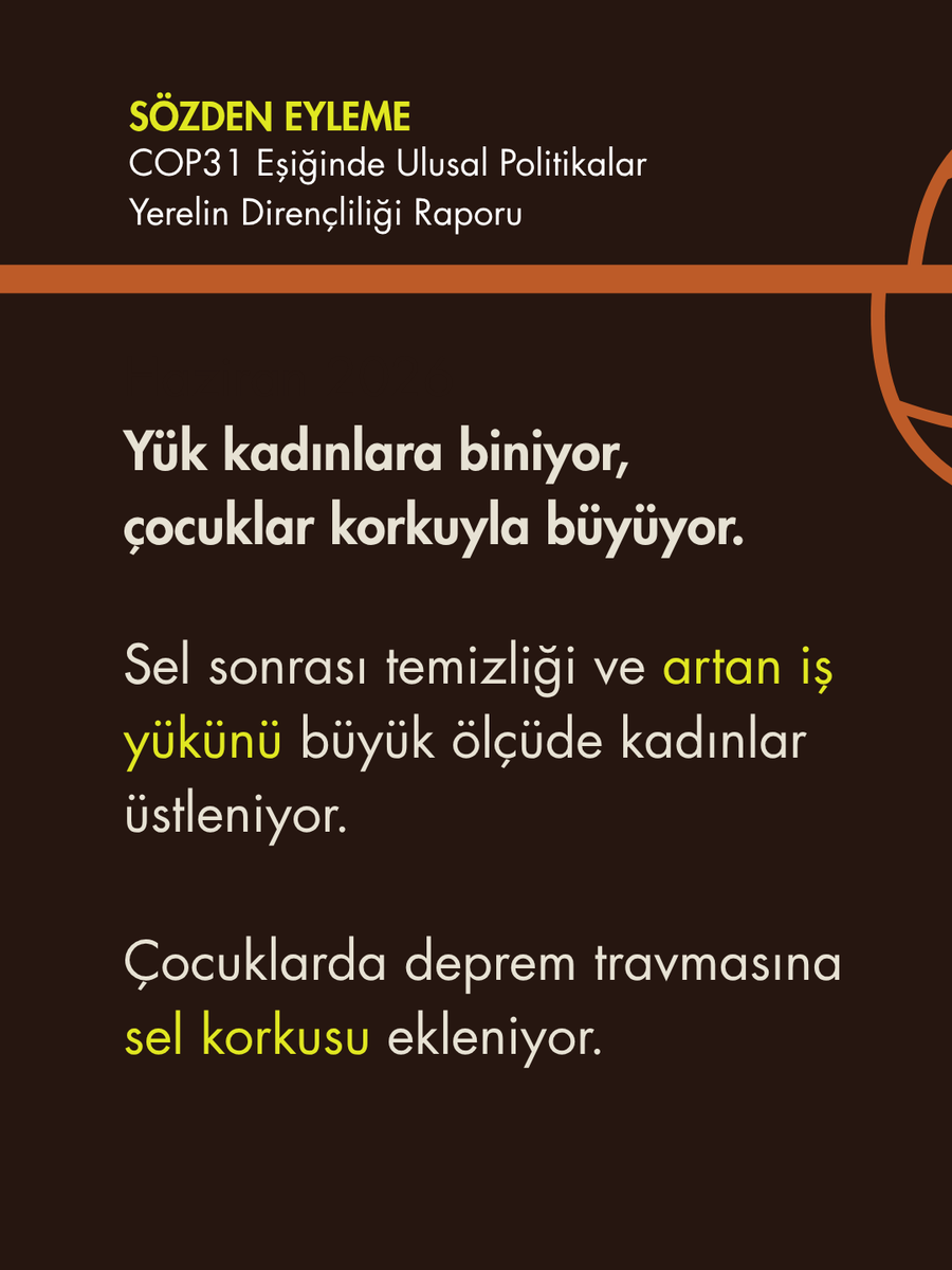 Support2Life's tweet photo. Türkiye COP31'e ev sahipliği yapıyor. Peki ulusal iklim hedefleri, sel riskiyle yaşayan köylere ulaşıyor mu? Yeni raporumuz "Sözden Eyleme" bu soruyu politika ve saha bulgularıyla yanıtlıyor: 
https://t.co/BKk13HPzZu https://t.co/Tjzttg4yuT