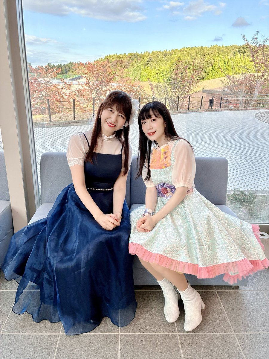 shiina_hekiru_'s tweet photo. レイアースやファム&amp;イーリーの時からお世話になっている井上喜久子さんとご一緒出来て幸せな時間でした💖☺️尊いボタン連打✨✨

#井上喜久子　
#能登半島地震復興支援ライブ　
#アニソン推しの街石川県を作ろう https://t.co/GXsAtXMOyz