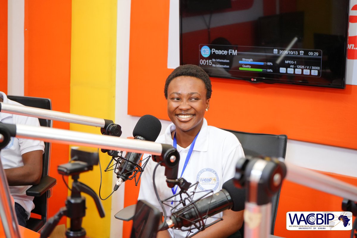 WACCBIP_UG's tweet photo. Good Morning Techiman!
Ahead of today's SHS Engagement activities we're live with Daakyehene on the FREE 97.5 FM Morning Show.
#WACCBIP #SHSOutreach #STEMEducation #DELTASAfrica #InspiringYoungMinds #FutureScientists https://t.co/CdBfHeyNzj