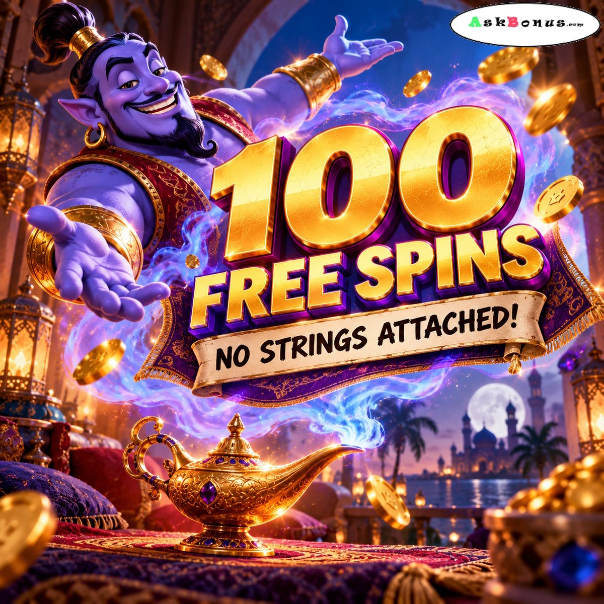 AskBonus_com's tweet photo. Start with the casino's money instead 💰
VooDoo Casino No Deposit Deal
Grab 100 Free Spins and see what your bonus can deliver 
👉 https://t.co/YO64KIgsWB 
#OnlineCasino #BONUS https://t.co/oSlhyipTWR