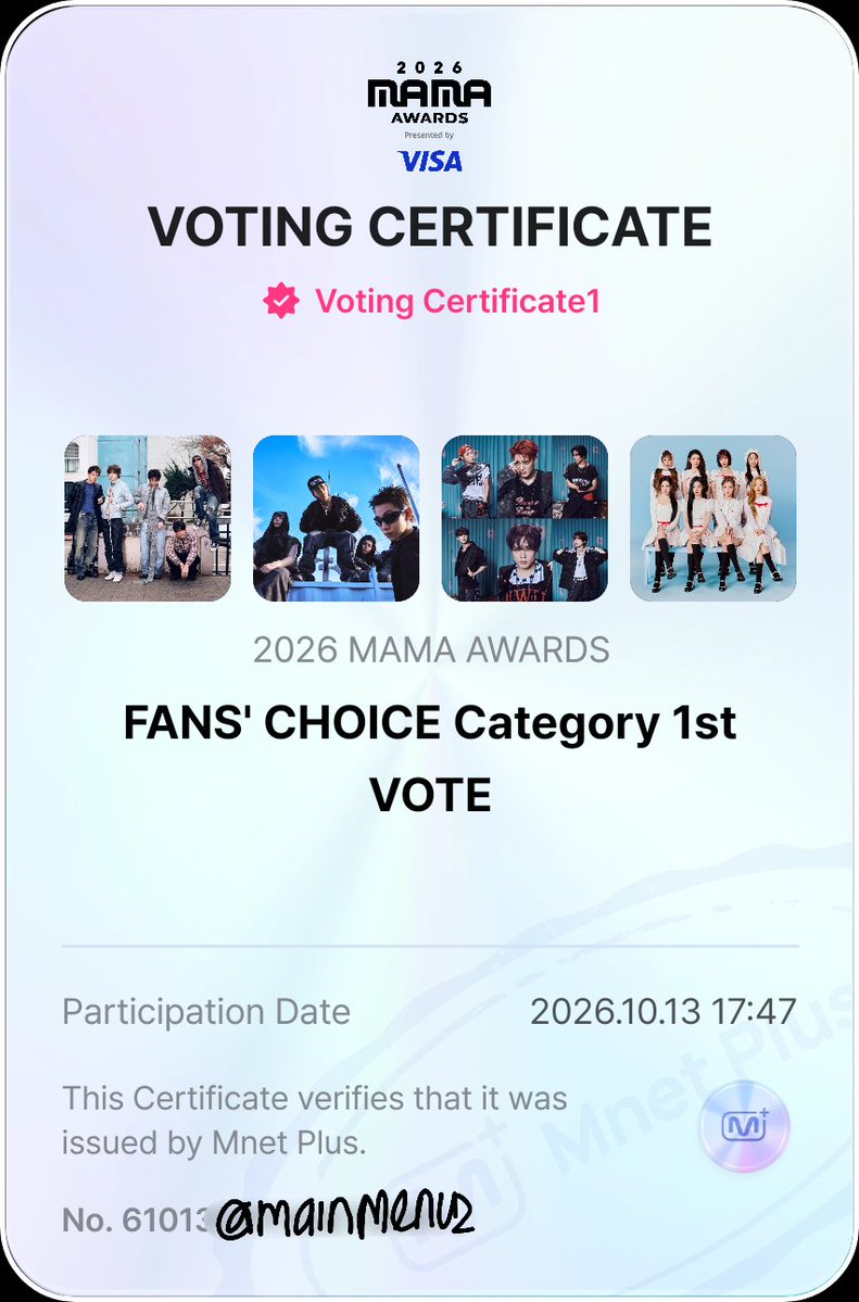 mainmenuz's tweet photo. @H2HVOTINGTEAM @forsupportDREAM @4shoteam @CORTISVIETNAM DAY 2 !!!

I vote #Hearts2Hearts for Fans’ Choice Female #2026MAMAVOTE https://t.co/Y5YpZpOyOV