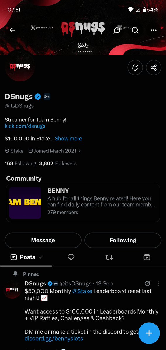 cryptoguy2027's tweet photo. @itsDSnugs @Stake Done. Thank you 👍

0x97c06ab8cd17f5ad1209b639c894083fdcb71d08 https://t.co/6em7e7FqSd