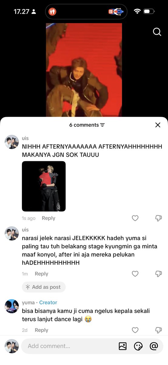 haebernasi's tweet photo. video yang bikin yuma meriang https://t.co/Iyl20gWyTd