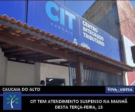 portal_viva's tweet photo. Cit de Caucaia do Alto tem atendimento suspenso na manhã desta terça-feira (13). Alteração temporária ocorre devido às chuvas do fim de semana. Saiba mais em https://t.co/Ps68HX02U0 #cit #caucaiadoalto #cotia #atendimento #caucaia https://t.co/Fg2fyNGuQQ