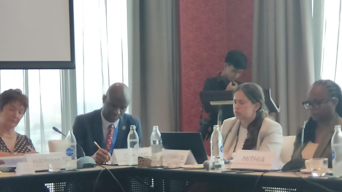 AFRODAD2011's tweet photo. #Bangkok2026 🌍 
Earlier today, AFRODAD’s @CMithia joined a side event organised by @fes_au, @latindadd, @ituc_africa  and @Sudamericana to launch a new CSO Policy Brief on the Borrowers’ Platform.
AFRODAD contributed a chapter on debt pause clauses and external shocks, proposing that the Platform leverage its peer-to-peer mandate to help borrowing countries incorporate these clauses into loan agreements.
From commodity price volatility and financial tightening to geopolitical disruptions and climate crises, developing countries face recurring shocks that strain public finances. Debt pause clauses would allow temporary repayment relief during such crises, freeing fiscal space for urgent economic and development needs.
📚 The policy brief will contribute to the Platform’s knowledge repository, supporting peer learning and policy dialogue.
AFRODAD champions practical solutions that strengthen borrower resilience and advance fairer, more sustainable debt practices. #AfricaRuleMakeR #ResistReclaimRiseUp #CancelTheDebt #DebtJustice