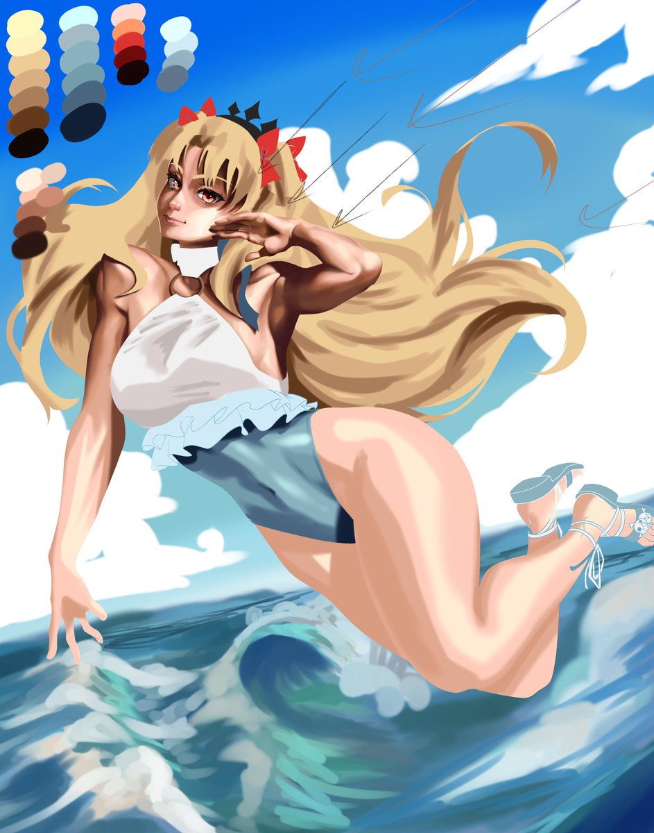 LazySushiZero's tweet photo. Another Work in Progress update on Summer Eresh!

#ereshkigal #eresh #FGO📷 #FGOコスプレ #FGOフレンド募集 #FGO周回カウンタ #FGO好きさんと繋がりたい #Fate #RinTohsaka #TohsakaRin #BeastEreshkigal #SpaceEreshkigal #SummerEreshkigal https://t.co/YEEINOgCTy