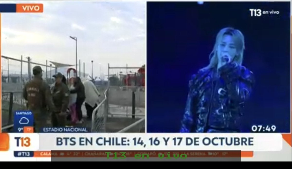 Iblamealmen12's tweet photo. En el 13 hicieron un despacho en vivo y los pacos las echaron a todas. 

#BANGTANPALOOZA https://t.co/Zn4oNs2FBC