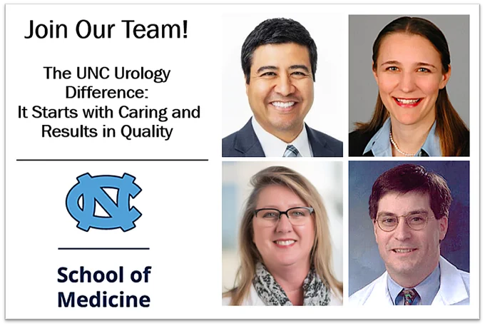 Image from Urology@UNC (@UNCurology)
