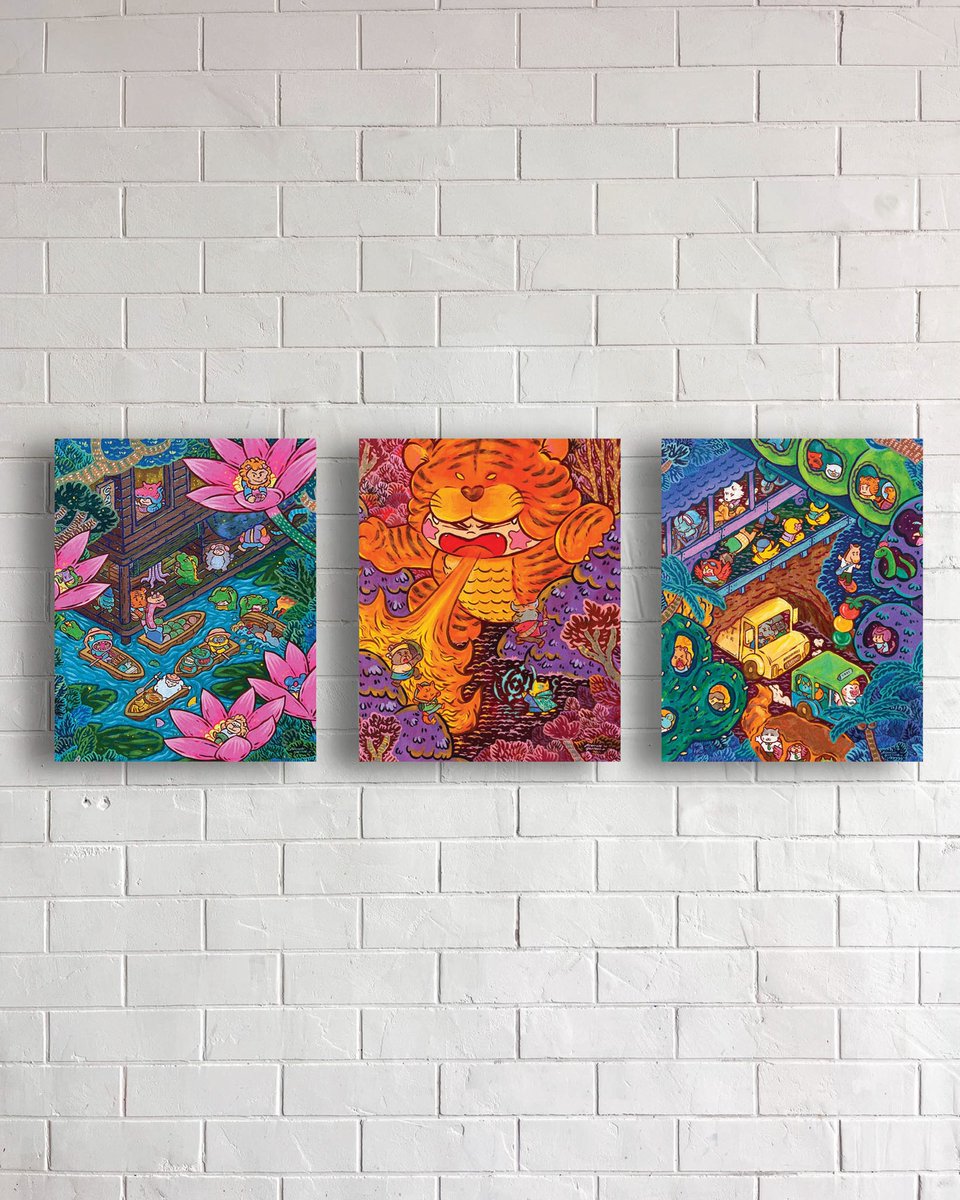 aimmanhafizal's tweet photo. Grateful to be part of Art Bangkok 2026 with G13 Gallery. My first time visiting this beautiful city, made even more special by sharing my work here 🇹🇭

📆 8–11 October 2026
📍 Booth A4, NEX Hall, Siam Paragon, Bangkok https://t.co/IsF6b4xZxx