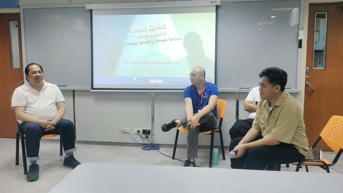 Maxiene_TheGDN's tweet photo. @Alfonso_TheGDN @TheGUIDON The Question and Answer portion is opened up with a question on how to convince people unsupportive of their pursuit of volunteerism. | @TheGUIDON
#TALAB2026
#ForgingSolidarityInDiversity https://t.co/LxhffFLdtA
