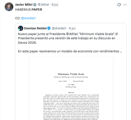 sebalacunza's tweet photo. 8/7: Habemus paper. 
12/10: Ni siquiera terminamos el paper. https://t.co/T2YgAmozCz