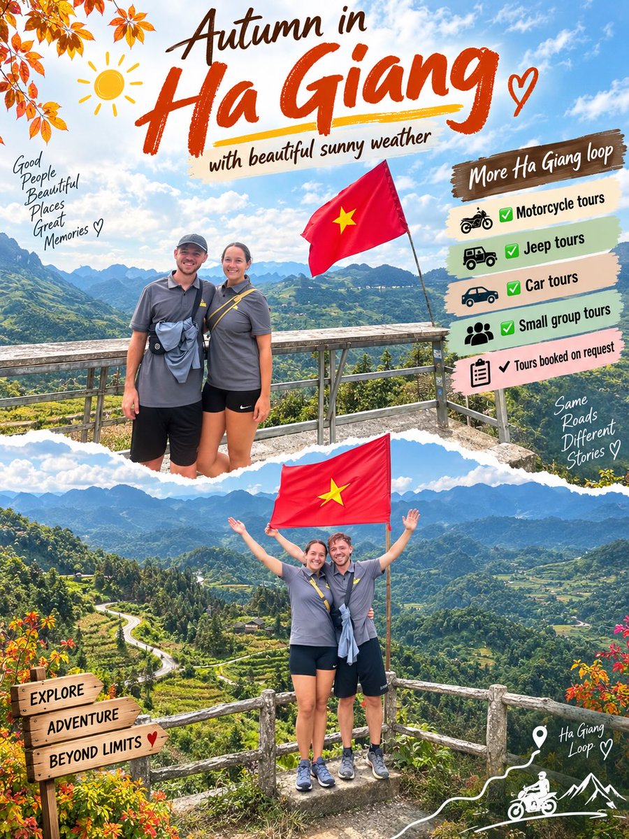 cagrikarathe's tweet photo. Ha Giang is Vietnam at its most raw and breathtaking: towering limestone peaks, legendary mountain passes, winding roads, and vibrant ethnic cultures. From Ma Pi Leng Pass to the Nho Que River, every turn is unforgettable. https://t.co/6rVH2WostE