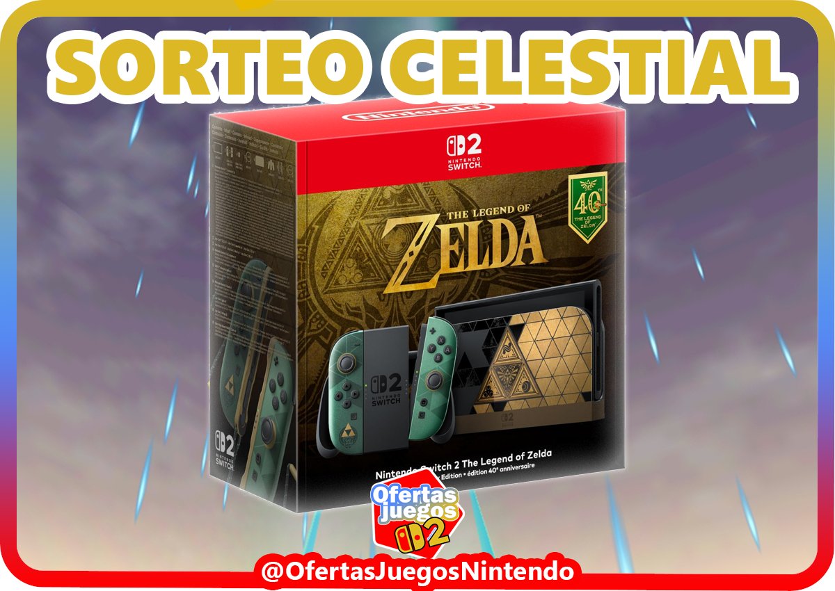 ofertasjuegoses's tweet photo. 🔸🔸 🔸 🔸 🔸 🔸 🔸 🔸 
   🔸 🔸 SORTEAMOS🔸 🔸
  🔸 🔸UNA SWITCH 2🔸 🔸
   🔸 ED. LIMITADA ZELDA🔸 
  🔸 🔸 🔸 🔸 🔸 🔸 🔸 🔸 

🔵PARTICIPA CON 

🟣🟣UN RT

🟣🟣Y SEGUIRNOS

🔵🔵EN TELEGRAM
https://t.co/qGlidy4XLh

🟢🟢Y/O WHATSAPP
https://t.co/51o8w6gv10 https://t.co/5i17TjIsl9