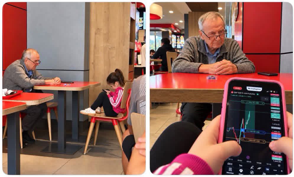 gani_yung's tweet photo. Don't worry grandpa, just order watchu wanna eat. I got you 😆 https://t.co/oJWKzfzZx5