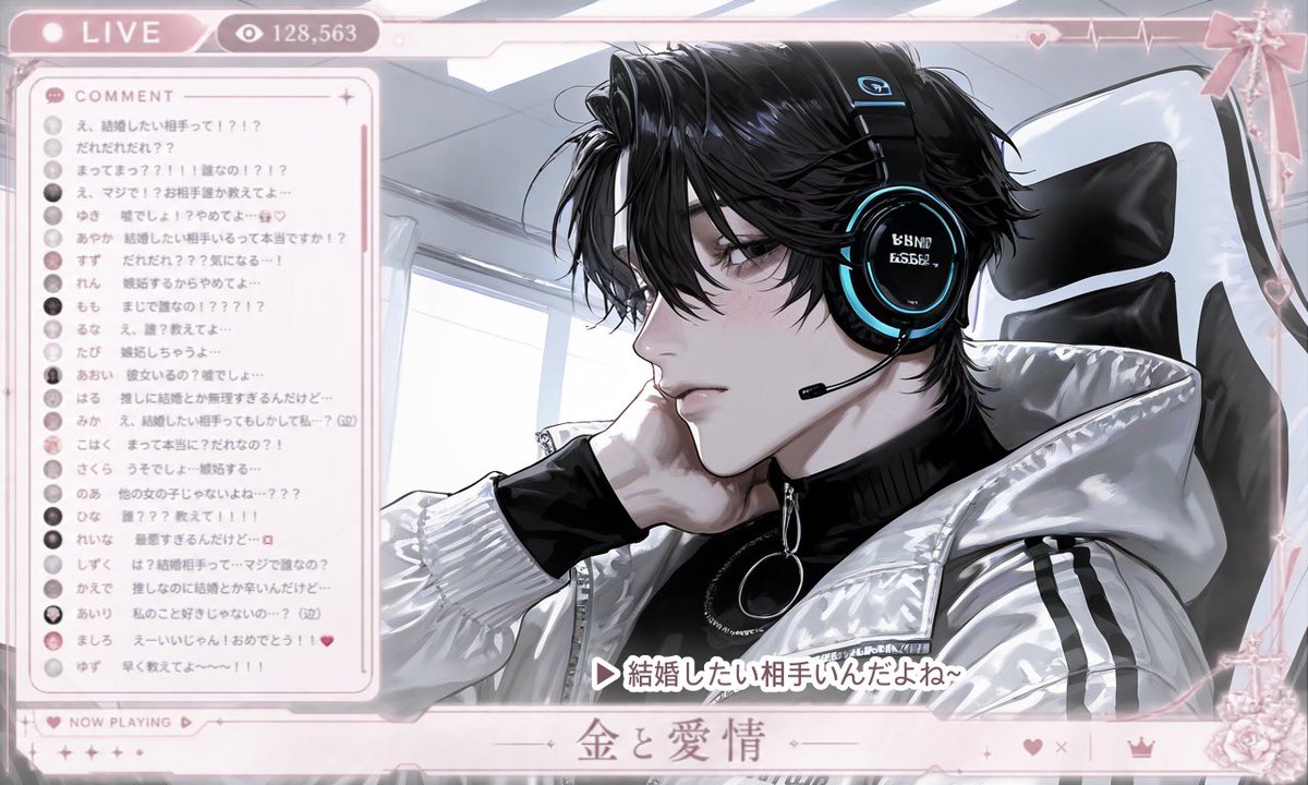 2llzv__'s tweet photo. ♥人気ゲーム配信者藍久汰くん⟡.·

配信中に「結婚したい相手がいる」と発言しファン騒然。突然の告白にコメント欄は騒然、2ch・Twitterでも阿鼻叫喚。

「え、誰？？？？」
「結婚したい相手ってなに？？？」
「頼むから夢を壊さないでくれ」

まさかの熱愛疑惑浮上──！？ㅠ ‧̫ ㅠ♡ https://t.co/All9CCvczW
