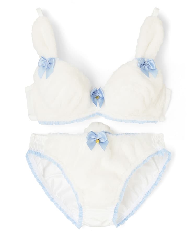 koharulingerie's tweet photo. 【northerly】ラブリー☆ラビットブラジャー＆ショーツセット

ふわふわのファー素材で仕立てた、ウサギの耳付きブラ＆ショーツセット🐰
もこもこの触り心地は思わず抱きしめたくなる可愛さです🩷ハロウィンにも
https://t.co/pkXMQ7AHUa #PR https://t.co/DdBFtjhUih
