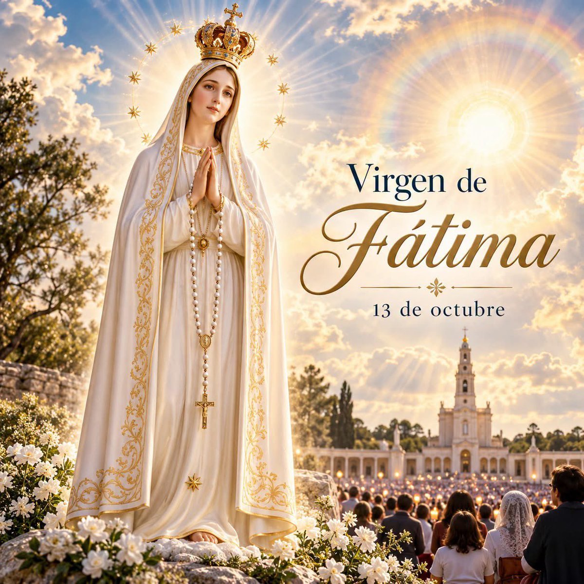 mavica7's tweet photo. 🌹🙏 ¡Nuestra Señora de Fátima, ruega por nosotros!

Hoy, 13 de octubre, recordamos la última aparición de la Virgen de Fátima en 1917 y el llamado de María a la oración, la conversión y la paz.

Que su mensaje siga iluminando nuestros corazones y nos acerque cada día más a Jesús.

Virgen de Fátima, protege a nuestras familias y danos la paz!

Amén 🙏