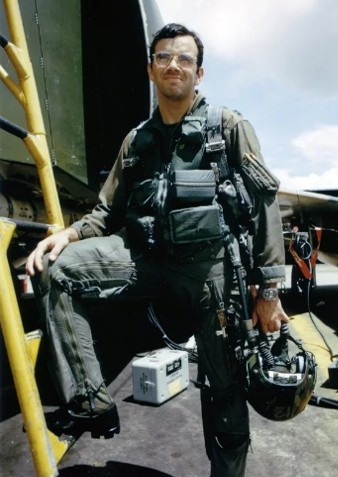 AFHF's tweet photo. 1972: An F-4 weapon system officer, Capt Jeffrey S. Feinstein, shot down his fifth MiG-21 to become the third and final ace of the Vietnam War. For this feat, Feinstein shared the 1972 Mackay Trophy with Captains Richard S. “Steve” Ritchie and Charles B. DeBellevue. Feinstein used an AIM-7 missile to down his fifth North Vietnamese MiG-21.