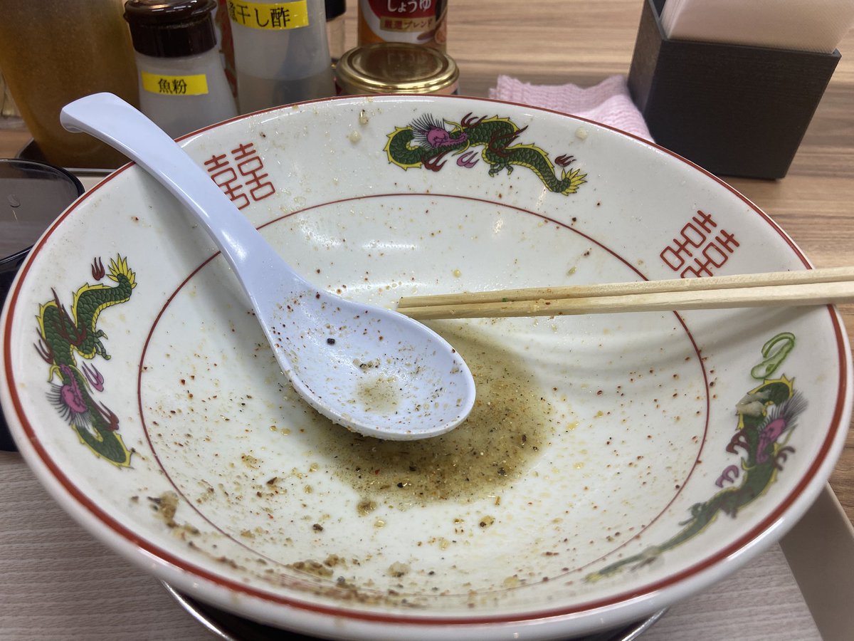 zombiscrum's tweet photo. 今回もスープ飲み干し美味しく
いただき増した🙏🏻🙏🏻🙏🏻 https://t.co/FhfvR7g8pr