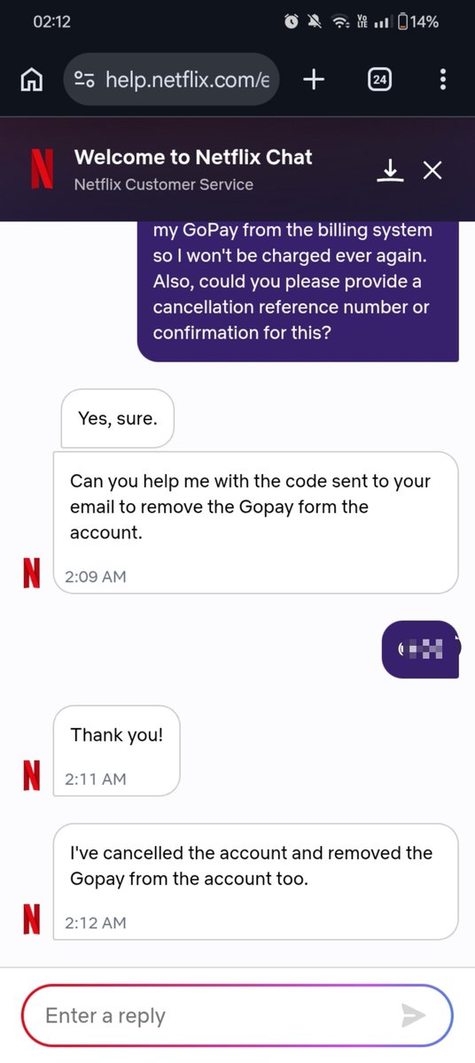 wooseok4life's tweet photo. halo @gopayindonesia @gojekindonesia , tolong cek laporan refund Netflix saya dgn ID Transaksi: A220261012182139rNcvWAfyRID. CS di apk lepas tangan pake jawaban template padahal pihak Netflix udh hapus akun saya dan minta saya tagih refund ke GoPay karena kendala e-wallet https://t.co/FSBLpohruH