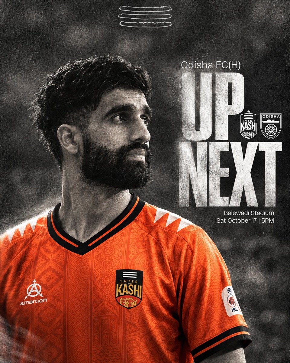 InterKashi's tweet photo. 𝐍𝐄𝐗𝐓 𝐔𝐏: 𝐎𝐝𝐢𝐬𝐡𝐚 𝐅𝐂

#InterKashi #PuneCity
(ISL, NextUp, Inter Kashi, Odisha FC, Pune City, Balewadi Satdium) https://t.co/0gU8GSSFR1